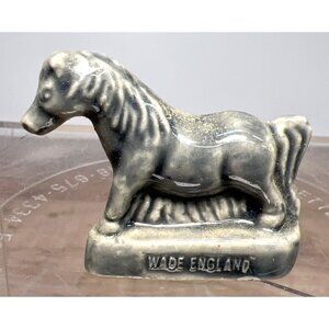 VTG Wade England Red Rose Tea Gray Horse Figurine Ceramic Collectible Miniature